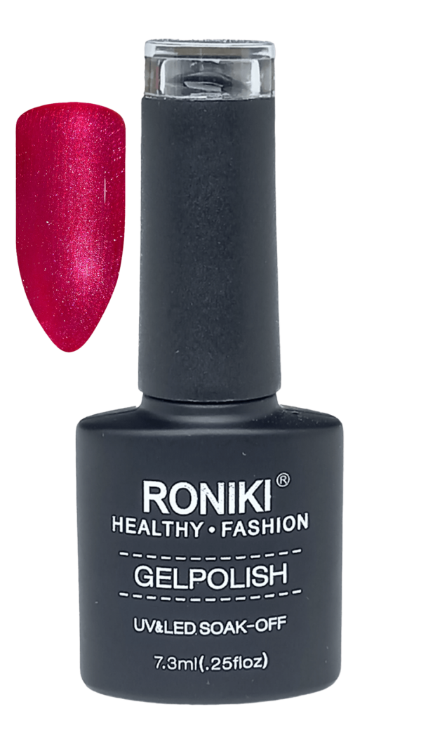 Rubinröd gellack nagellack, ruby red