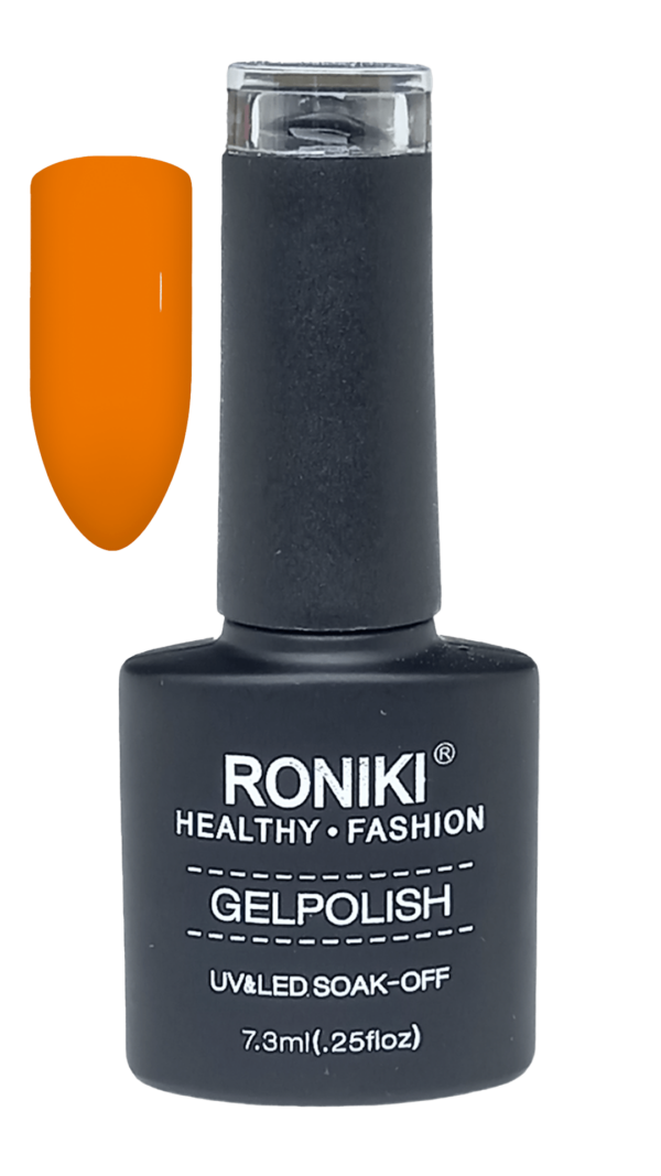 Orange gellack nagellack