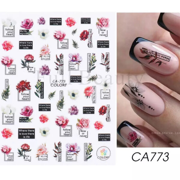 Nageldekoration stickers 773