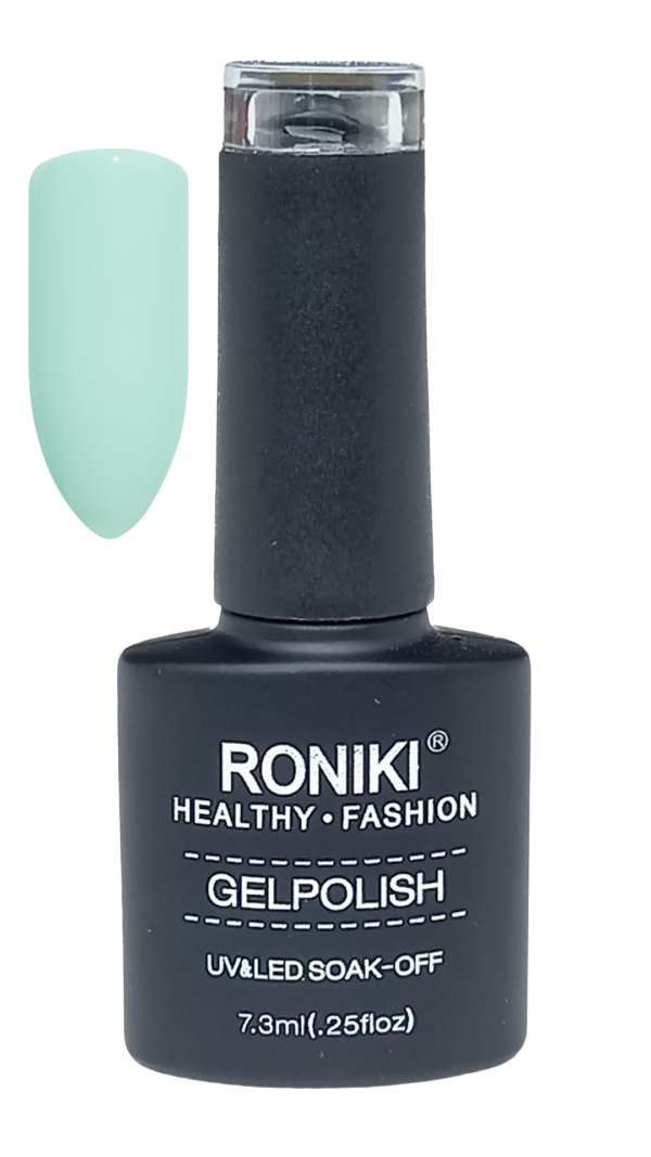 Pastell grön gellack, nagellack